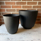 Black Tapered Planter