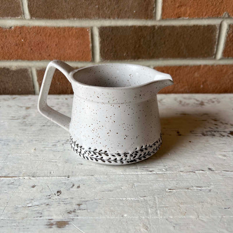 Stoneware Creamer Pitcher