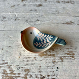 Hand Painted Bird Dish