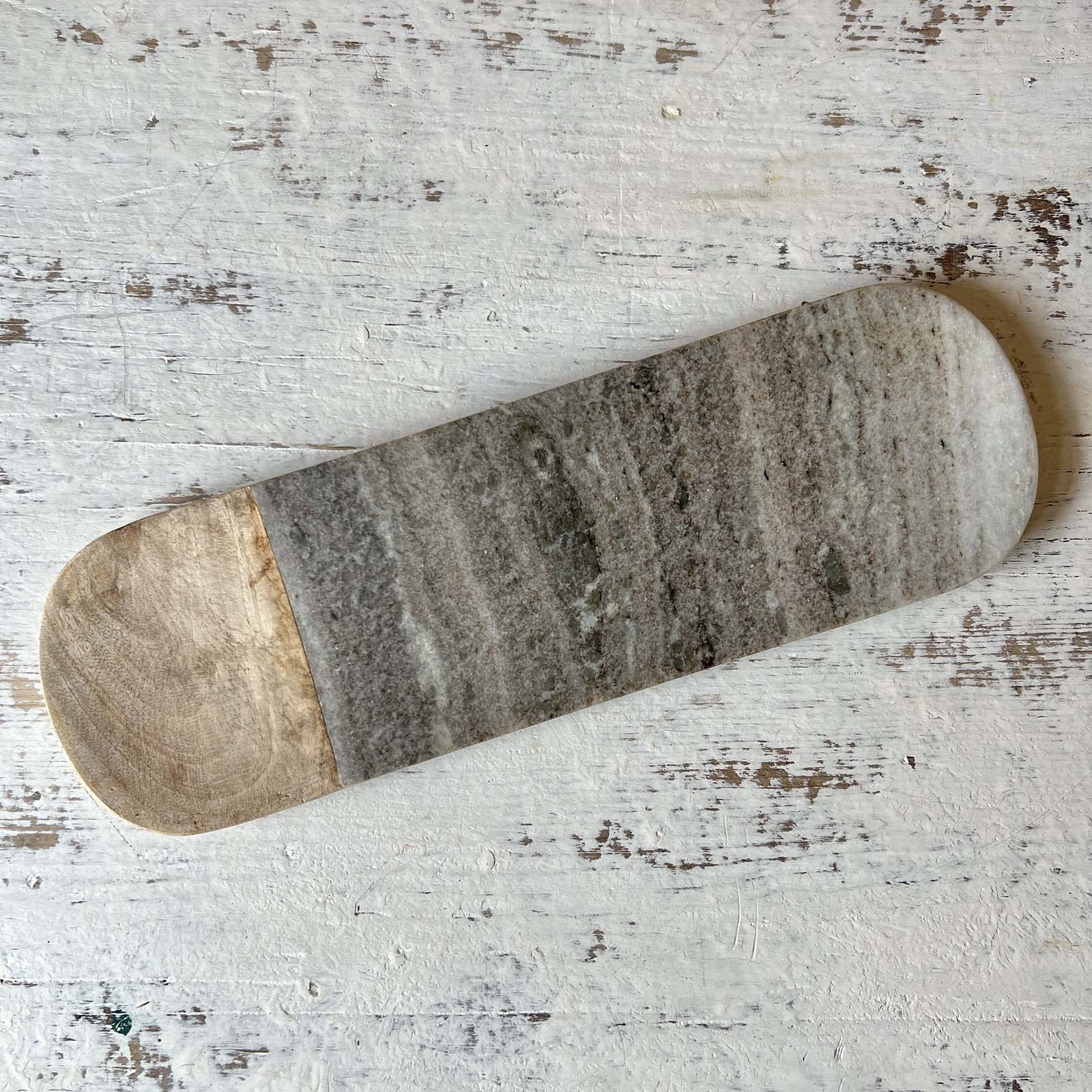 Marble and Mango Serving Board