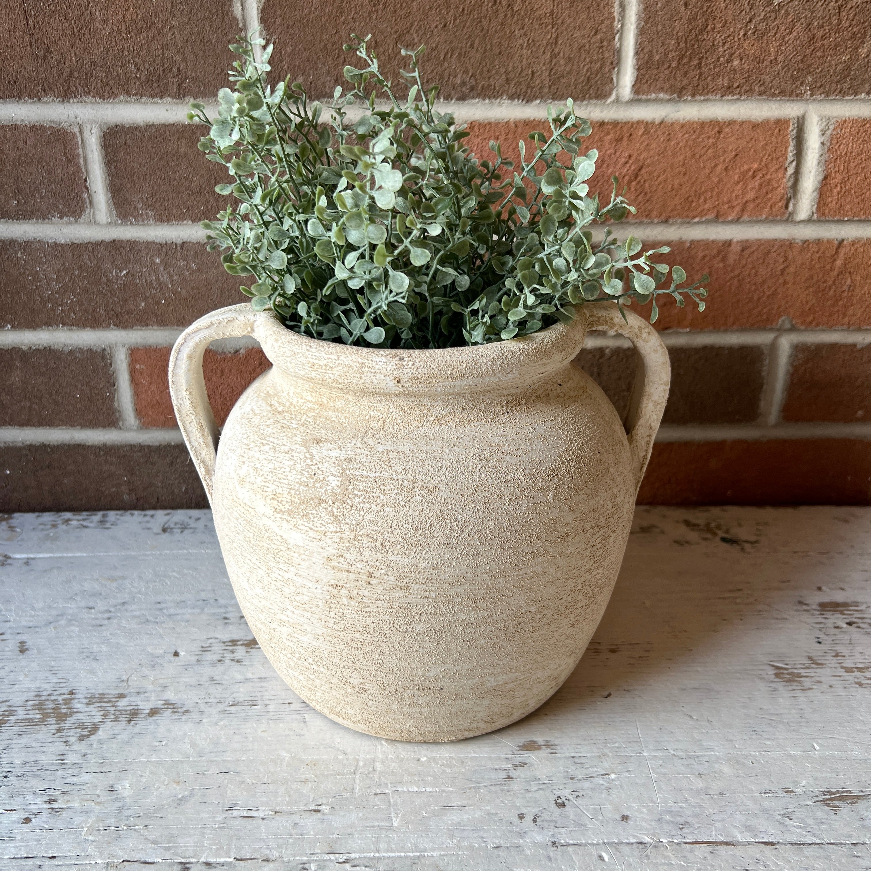 Amphora Cream Vase