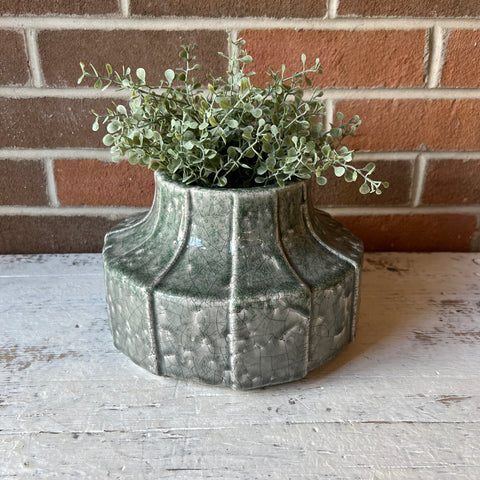 Green Teracotta Vase