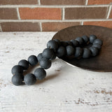 Cement Beads - Black