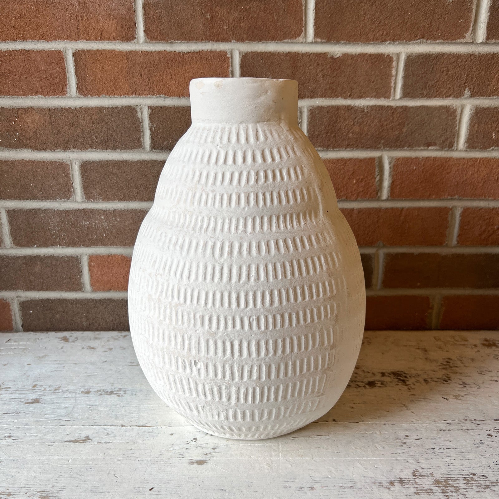 Ecomix White Vase