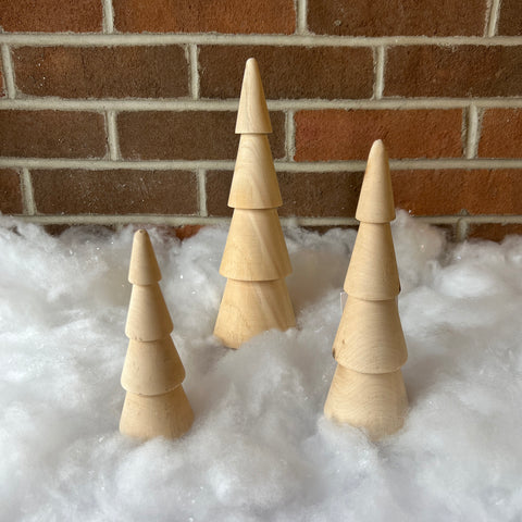 Cream Wooden Trees