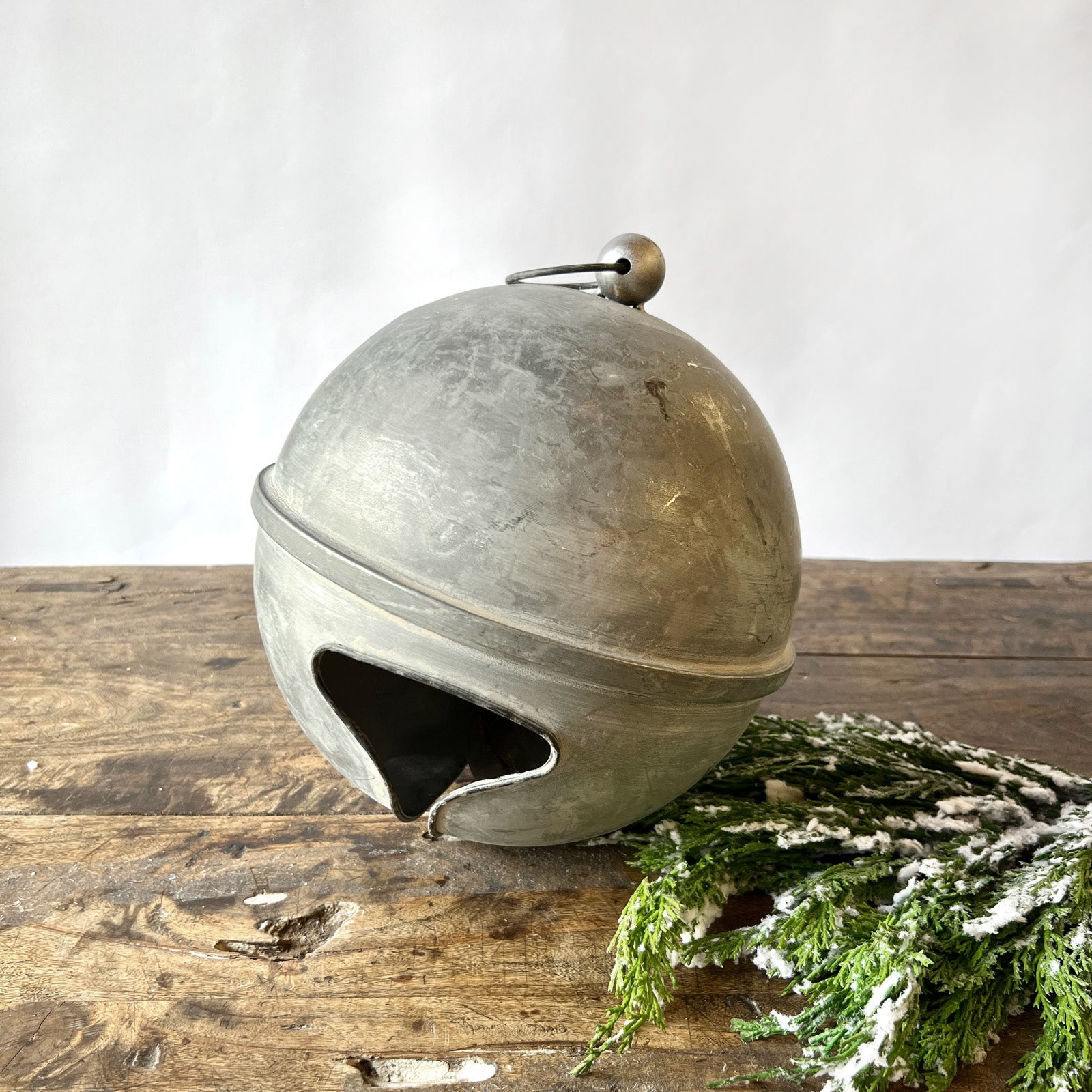 Weathered Tin Jingle Bell - Large