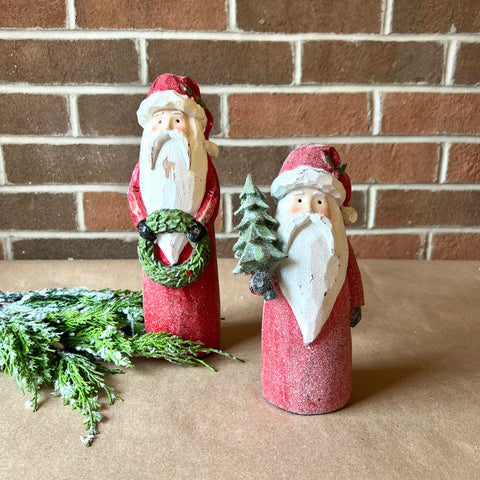 Carved Santas