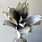 Grey & White Foam Flower