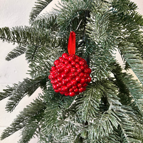 2.75" Red Berry Ball Ornament