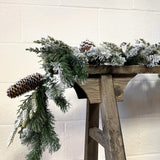 Snowed Cedar Pine Garland