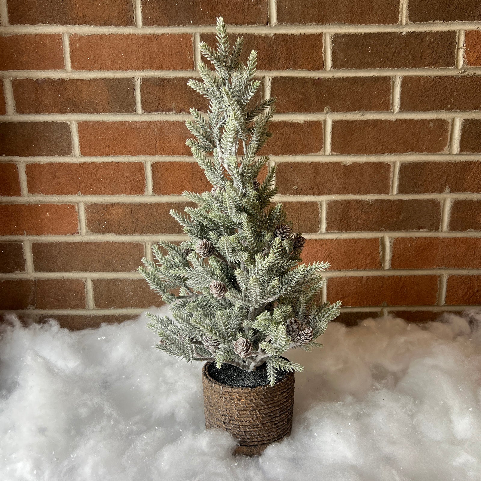 Frosted Pine Cone Tree