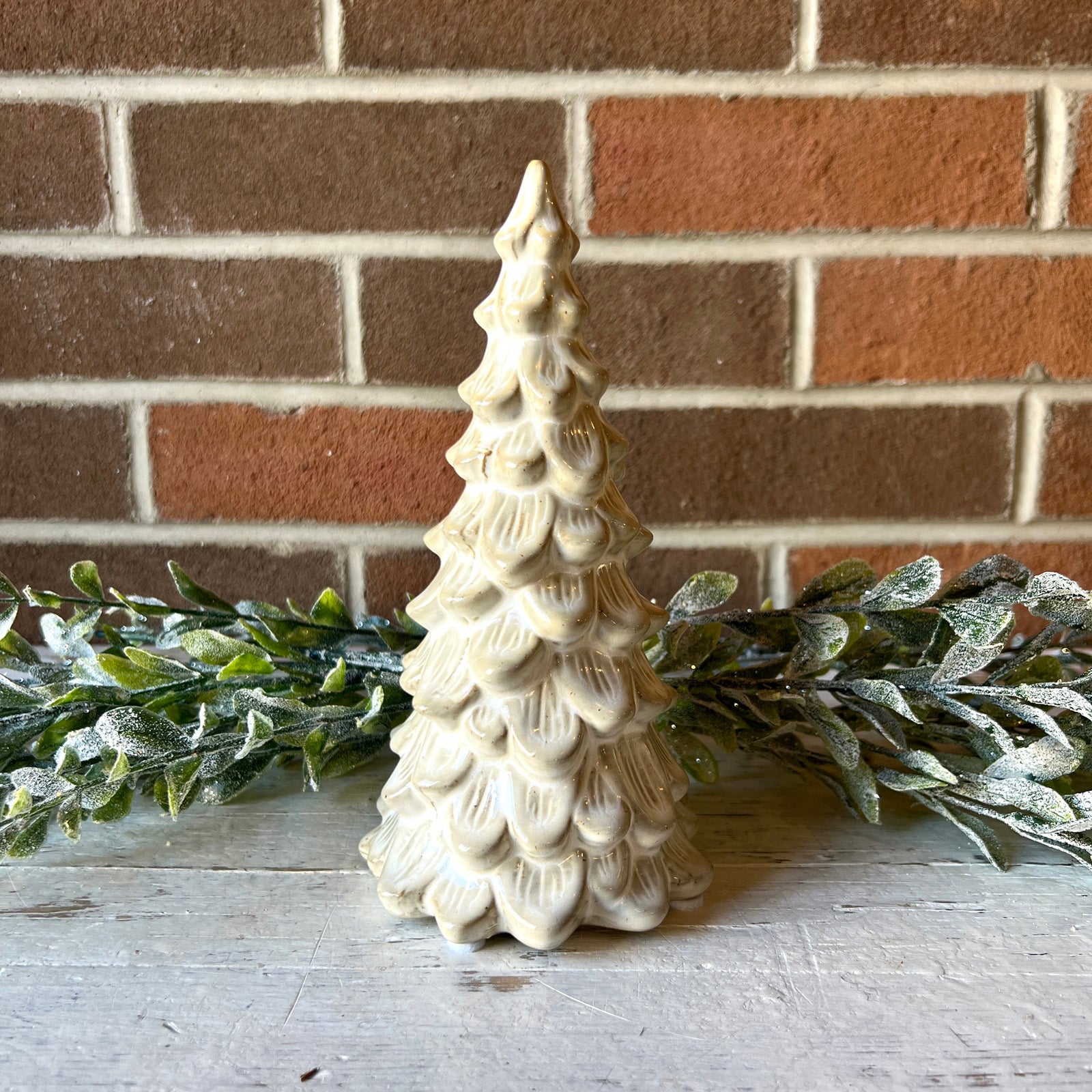 Stoneware Cream Tree