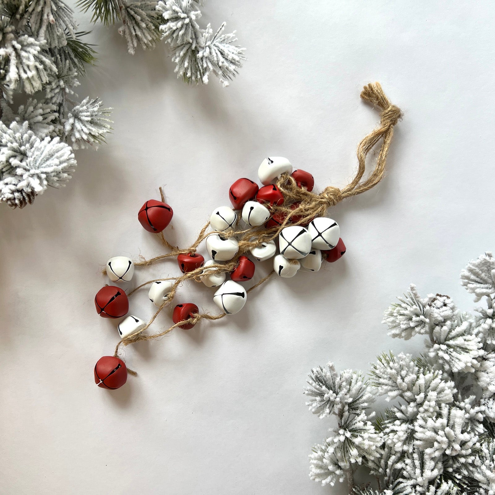 Red & White Bell Ornament