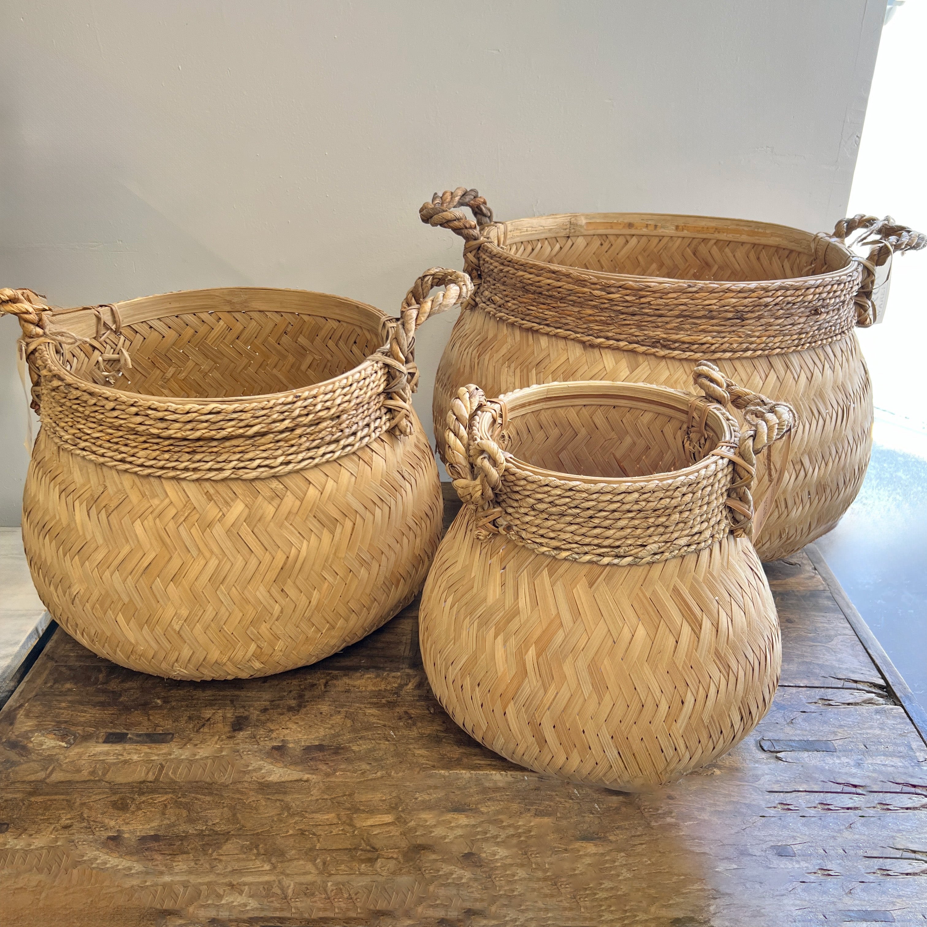 Bamboo Woven Basket