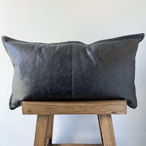 14" x 26" Leather Pillow