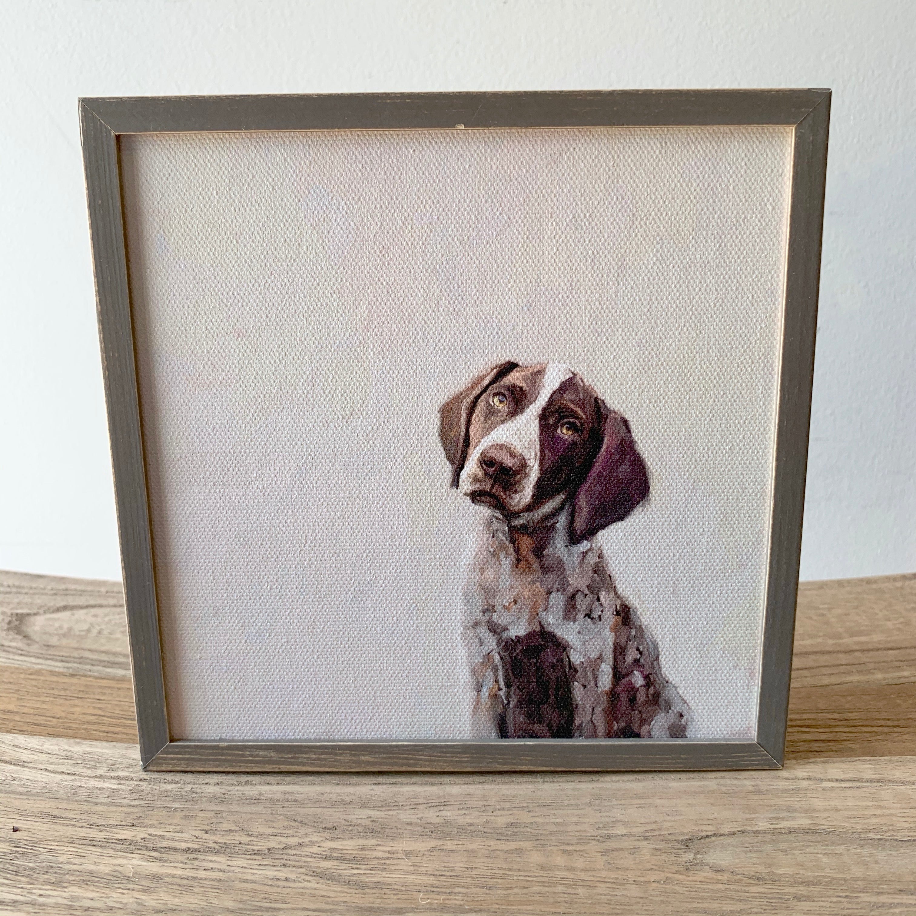 German Shorthaired Pointer Mini Framed Canvas