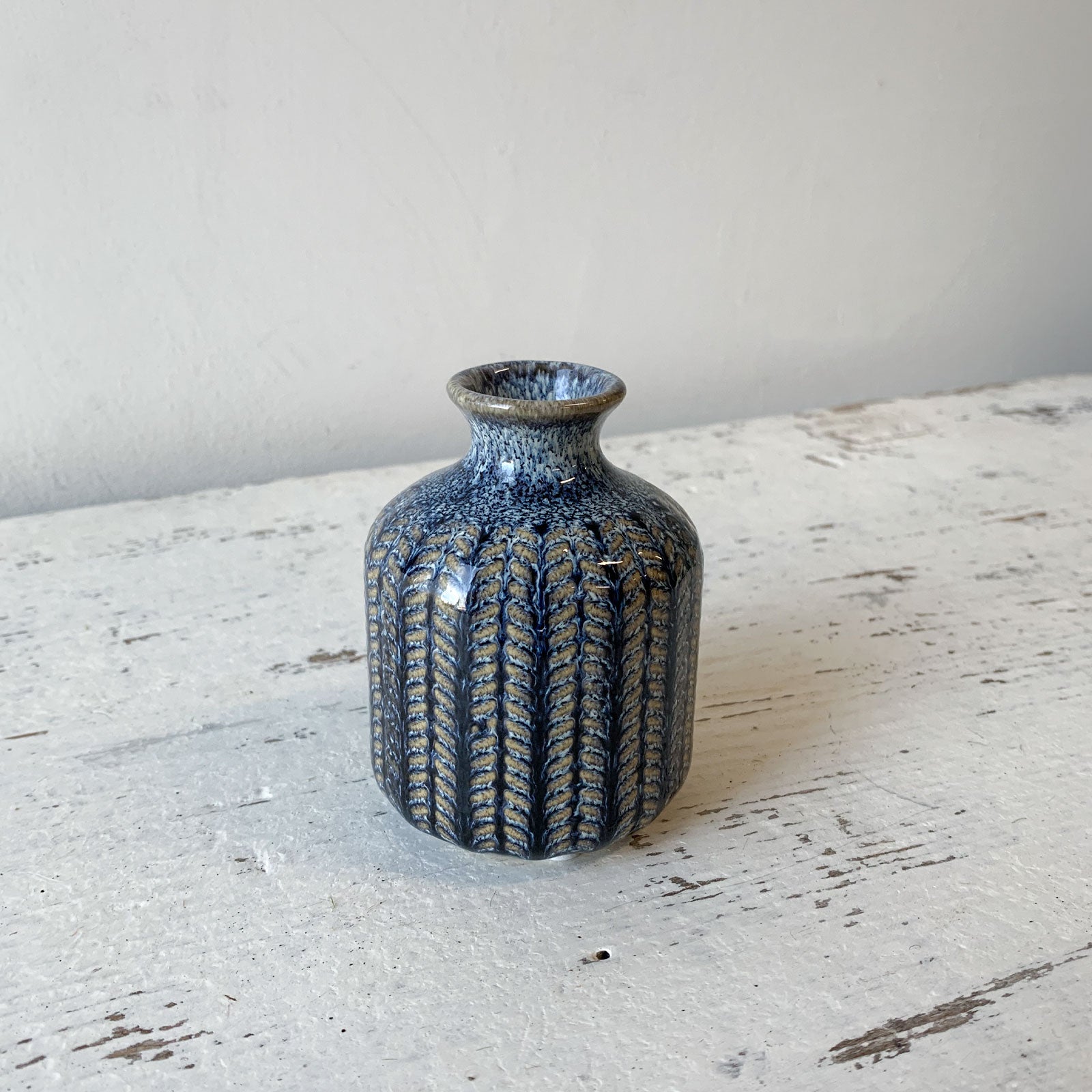 Blue Stoneware Vase - SM