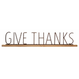 Give Thanks Mantel Sign