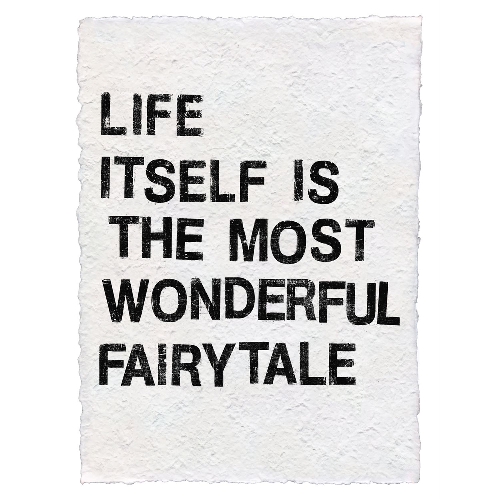 Handmade Paper Print - Fairytale