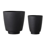 Black Tapered Planter