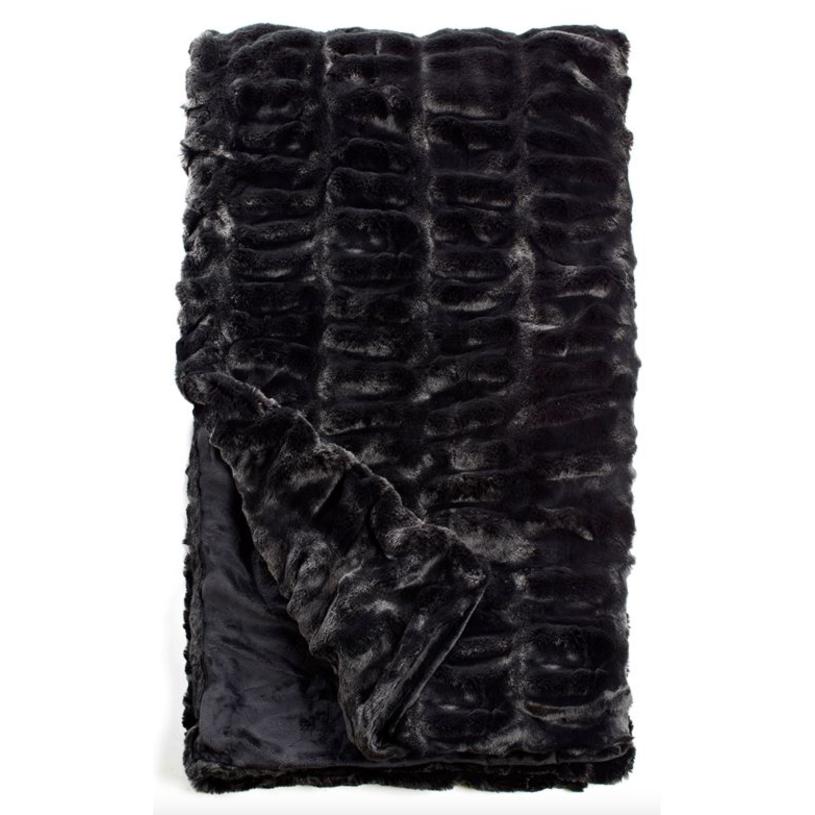 Faux Fur Throw - Onyx Mink