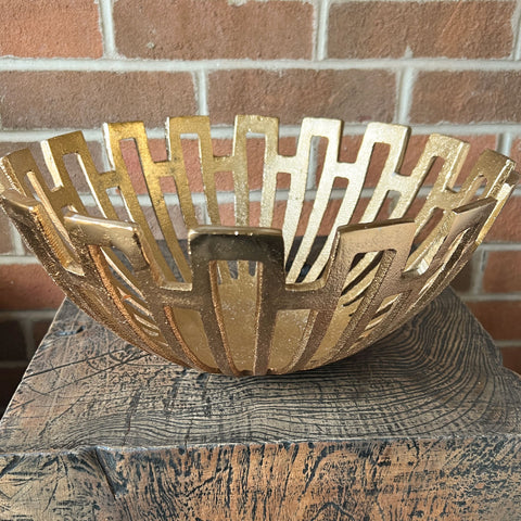 Gold Cut Out Bowl