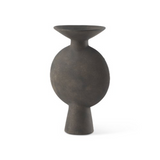 Earthy Brown Ceramic Vase