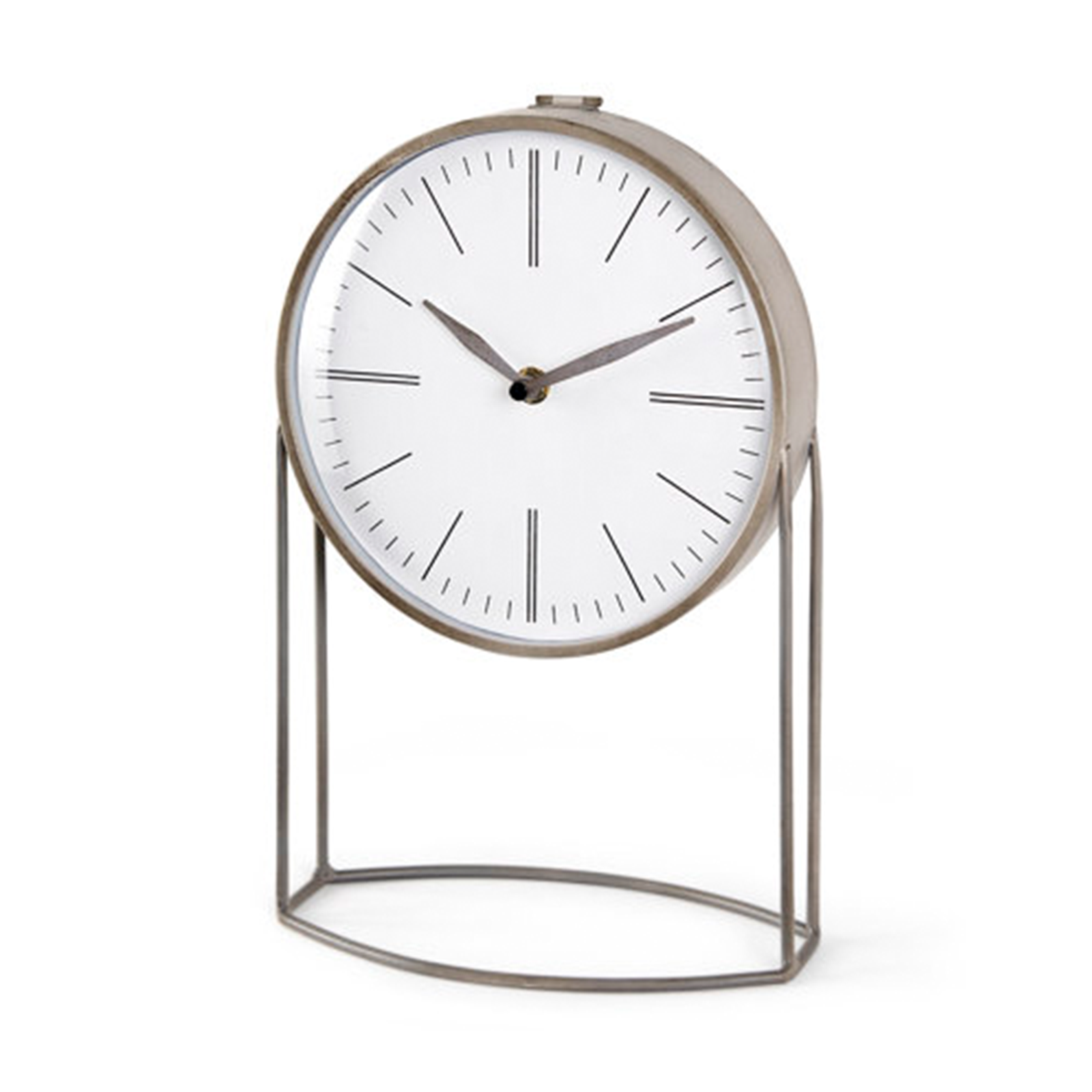 Gray Table Clock