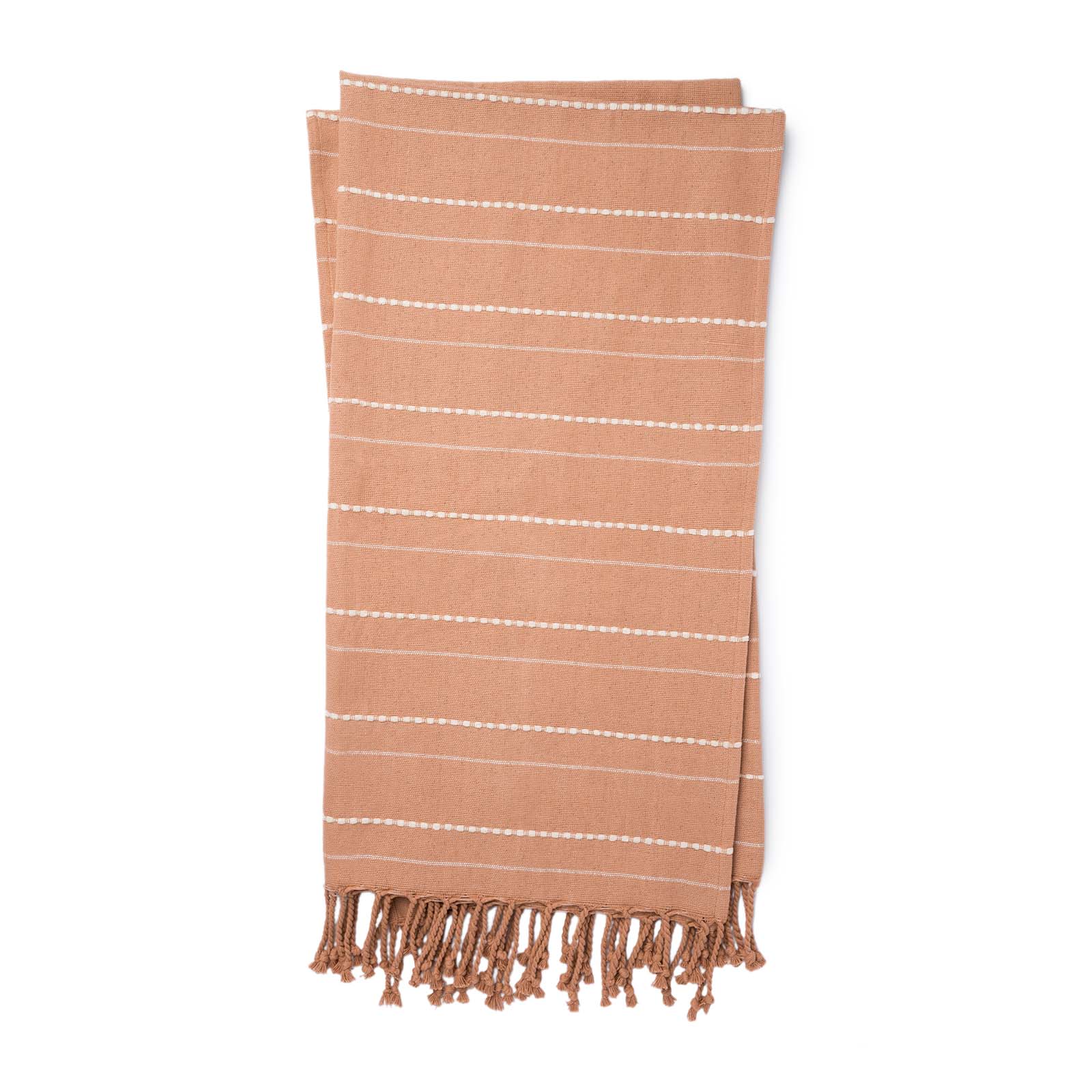 Blush/Natural Throw