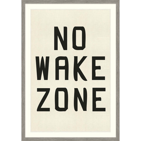 No Wake Zone