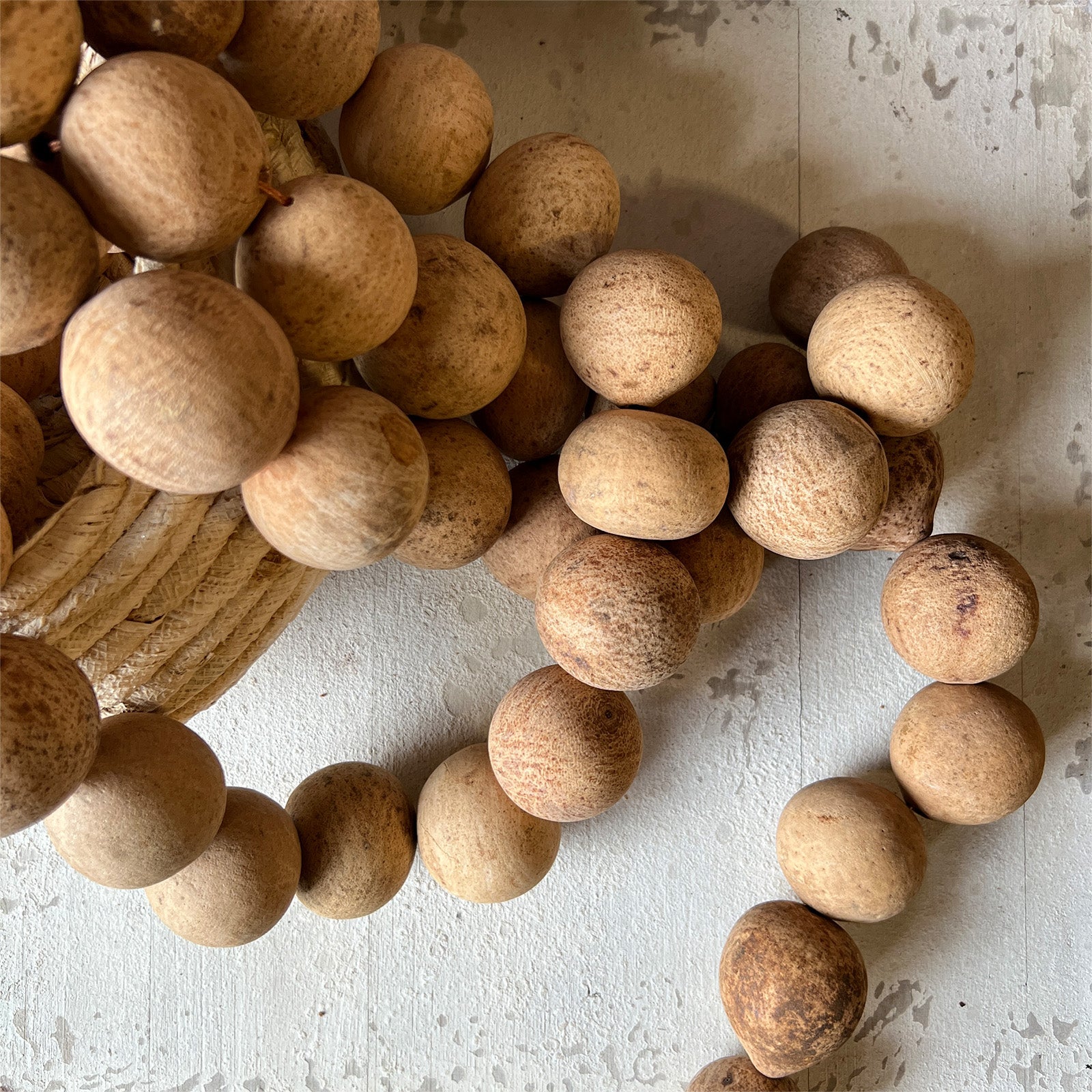 Dried Gourd Ball Garland