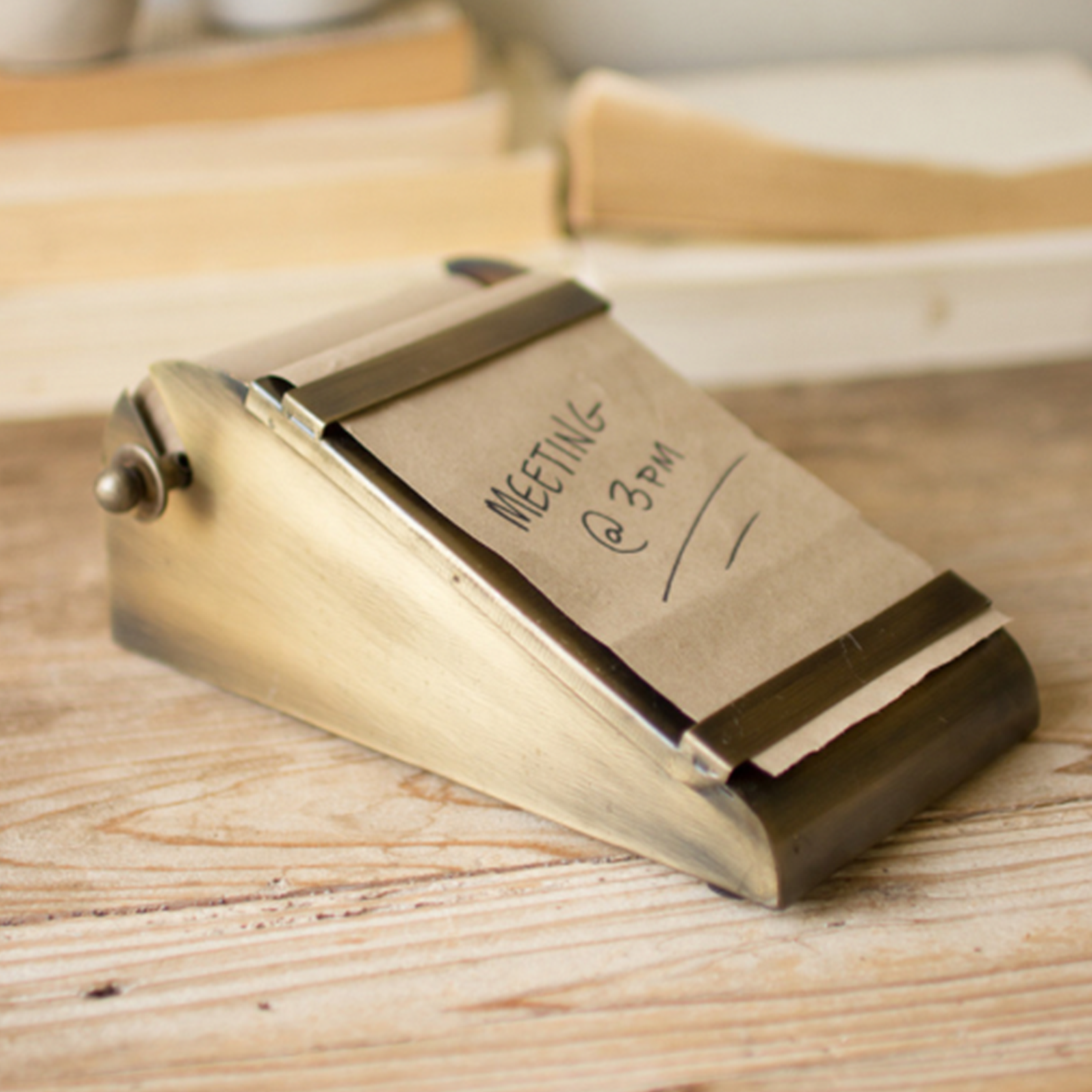 Note Roll w/ Brass Holder