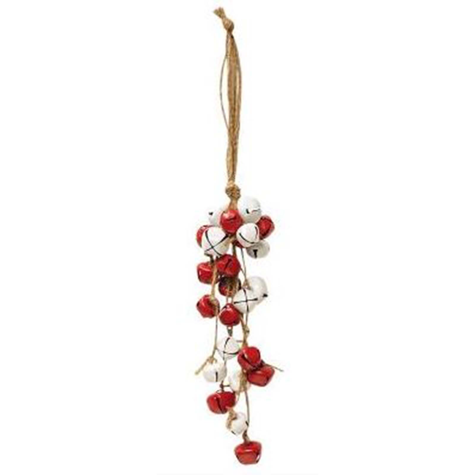 Red & White Bell Ornament