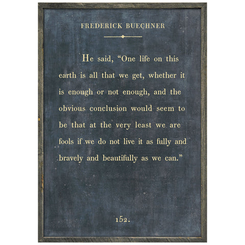 Frederick Buechner Book Print