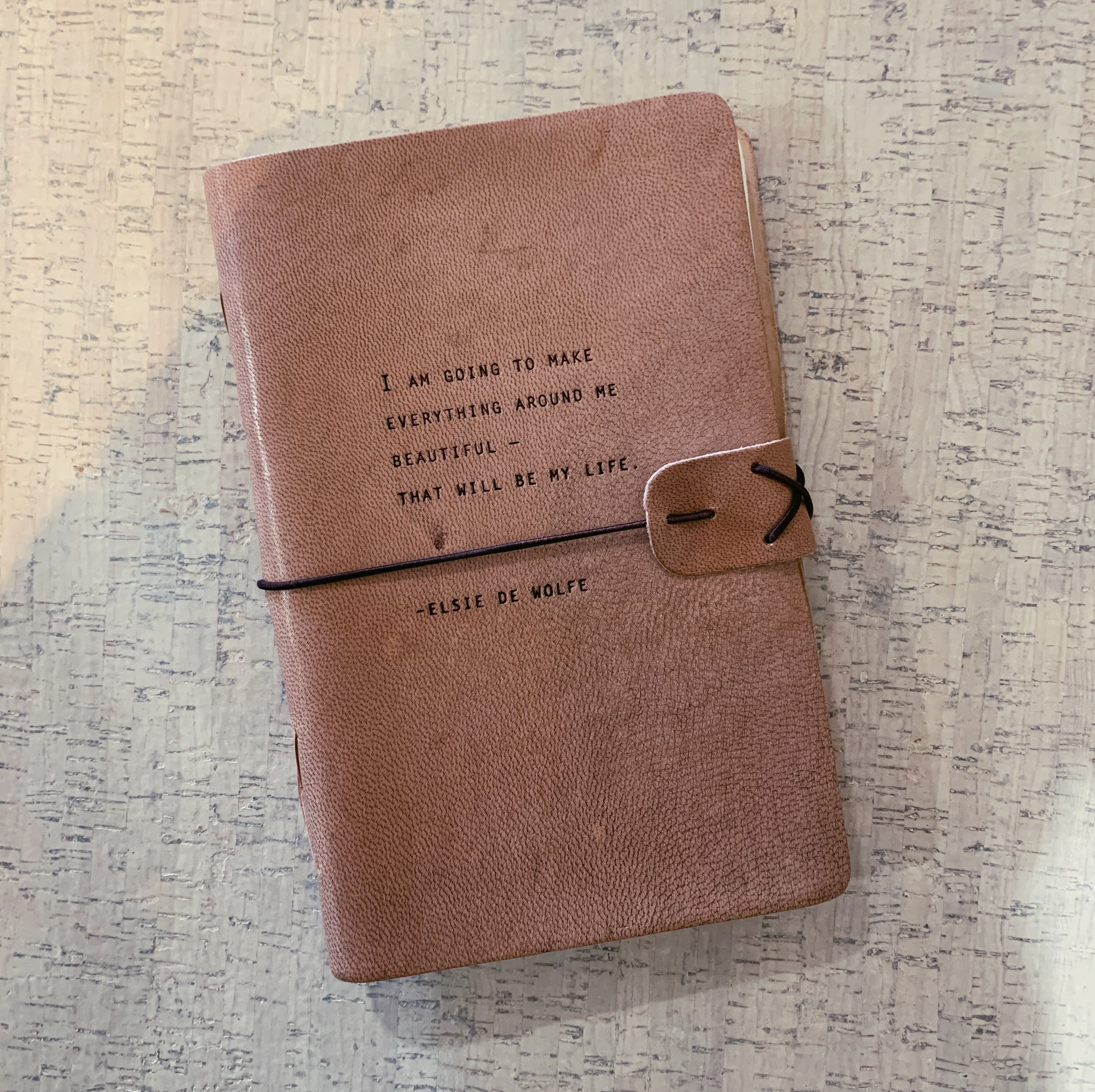 Leather Journal - Elsie De Wolfe