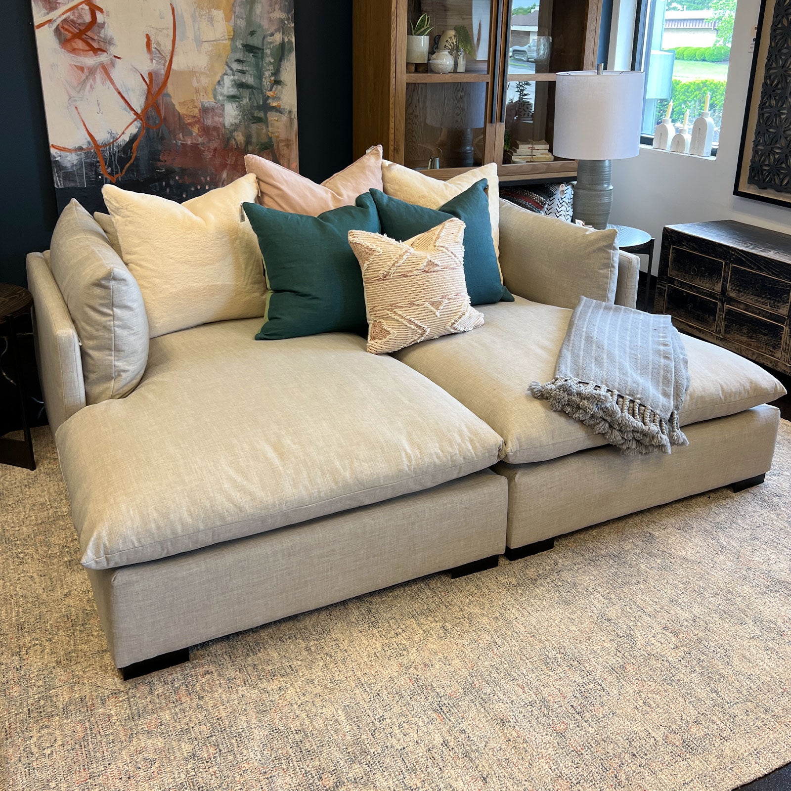 Courtney Double Chaise Sectional