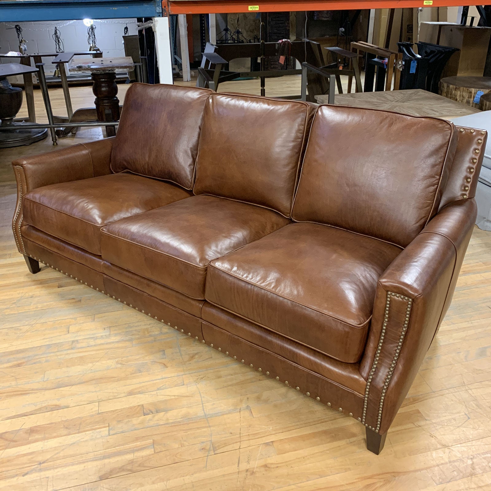 Embry 83" Leather Sofa