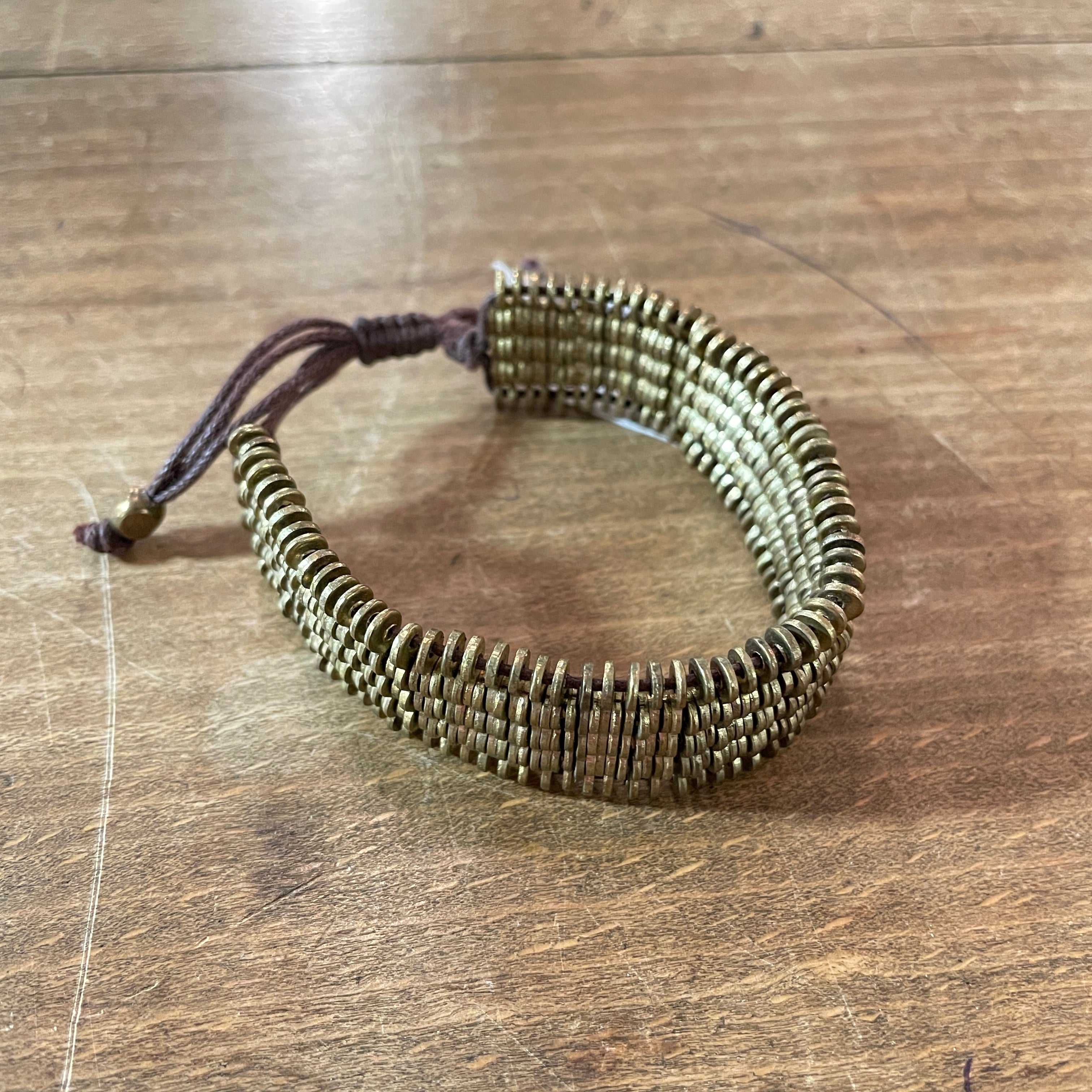 Brass Cord Bracelet