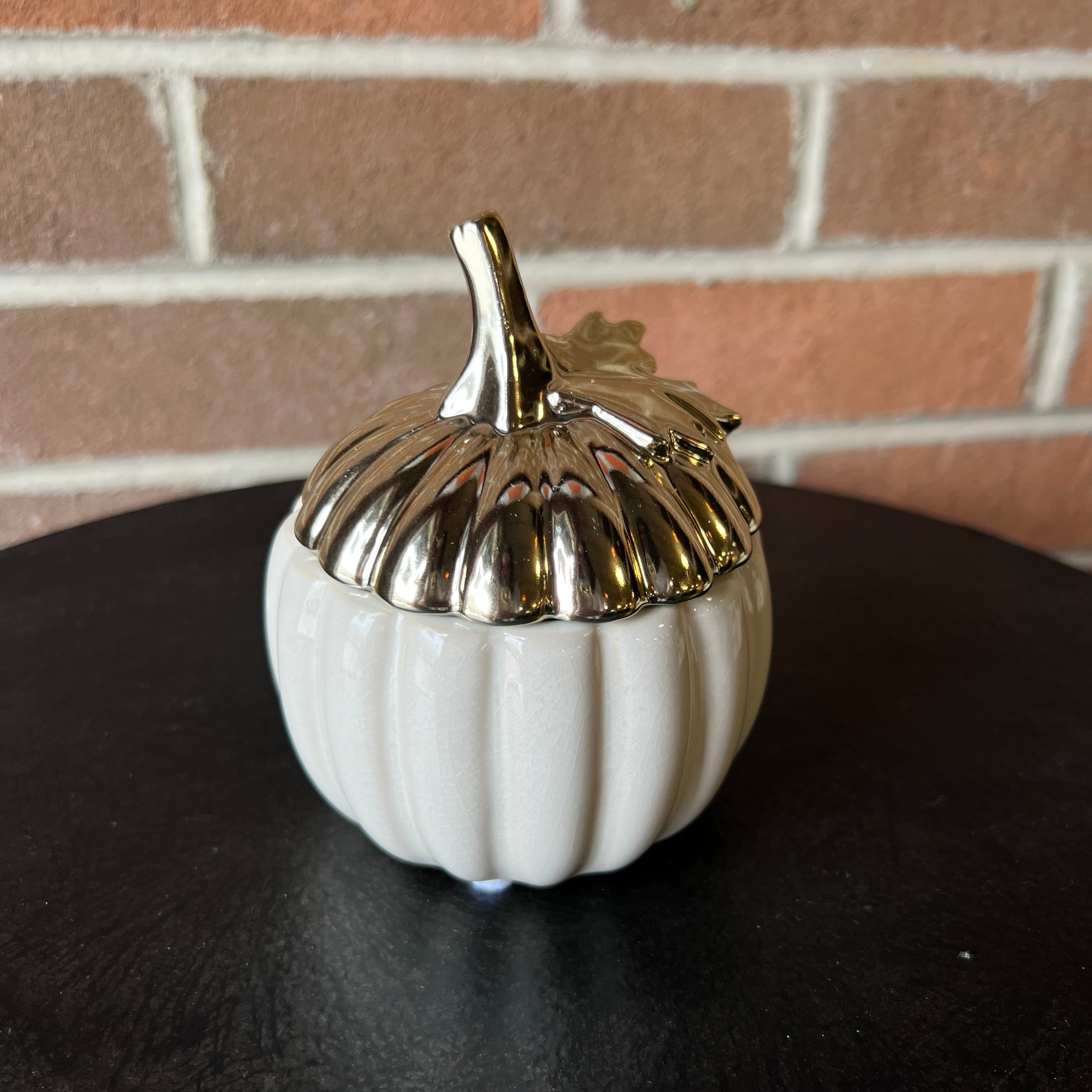 Ceramic Pumpkin Candle - Small