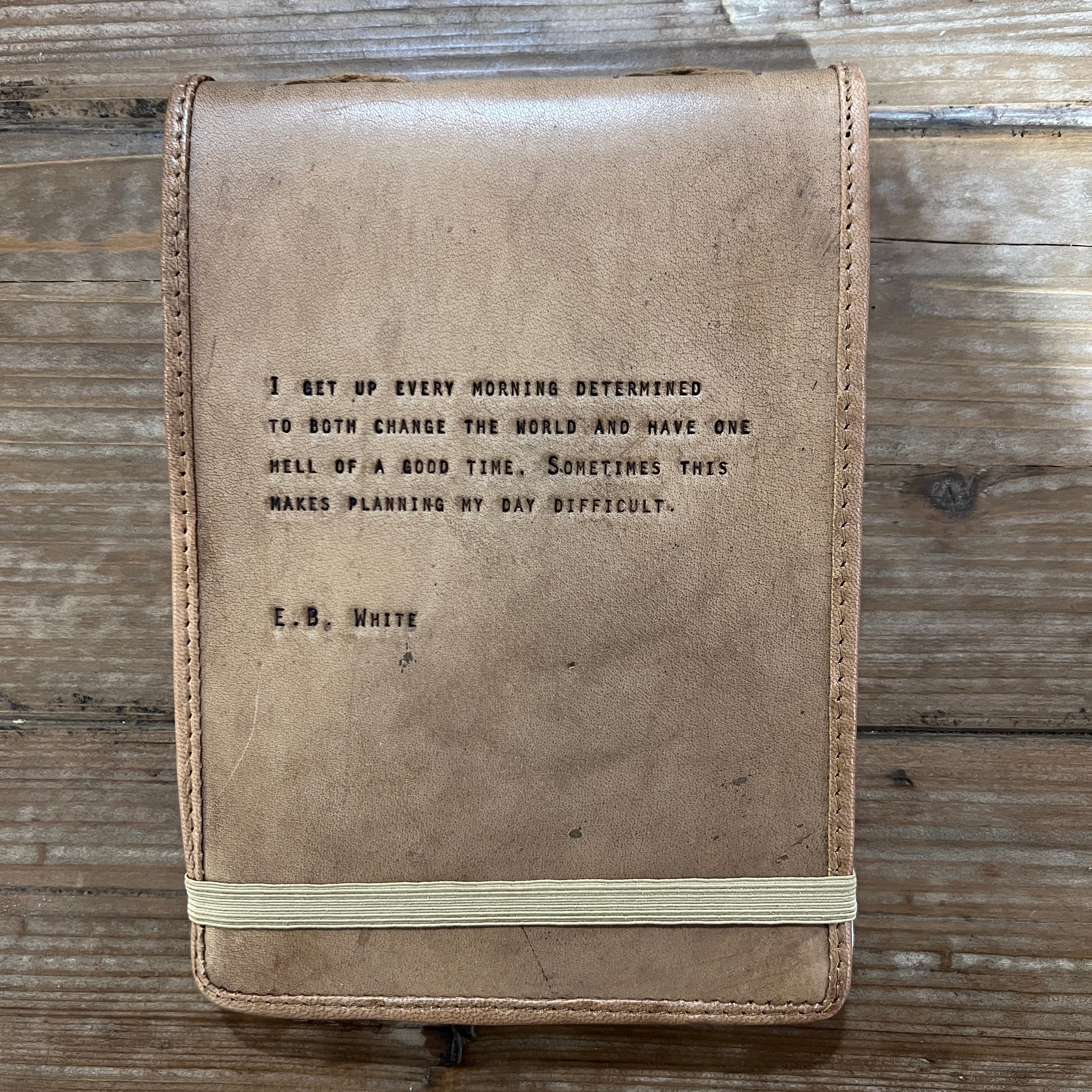 Leather Journal - E.B. White