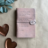 Leather Journal - A.A. Milne