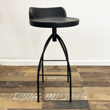 Lolli Swivel Bar Stool - Black