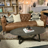 Natalie 84" Leather Sofa