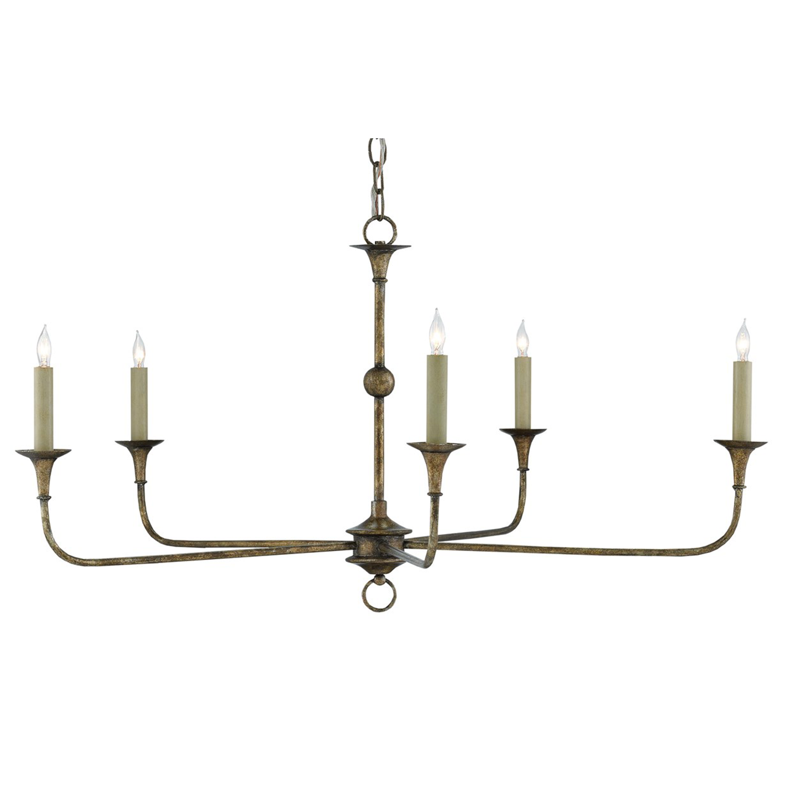 Nottaway Small Bronze Chandelier