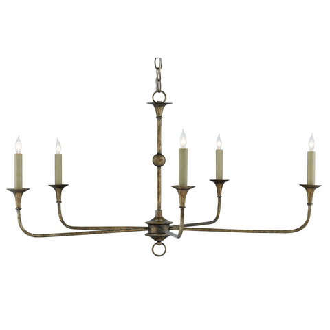 Nottaway Small Bronze Chandelier