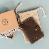 The Wanderer Field Notes & Passport Cover- Saddle Brown