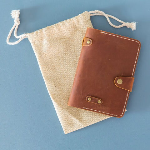 The Wanderer Field Notes & Passport Cover- Whiskey