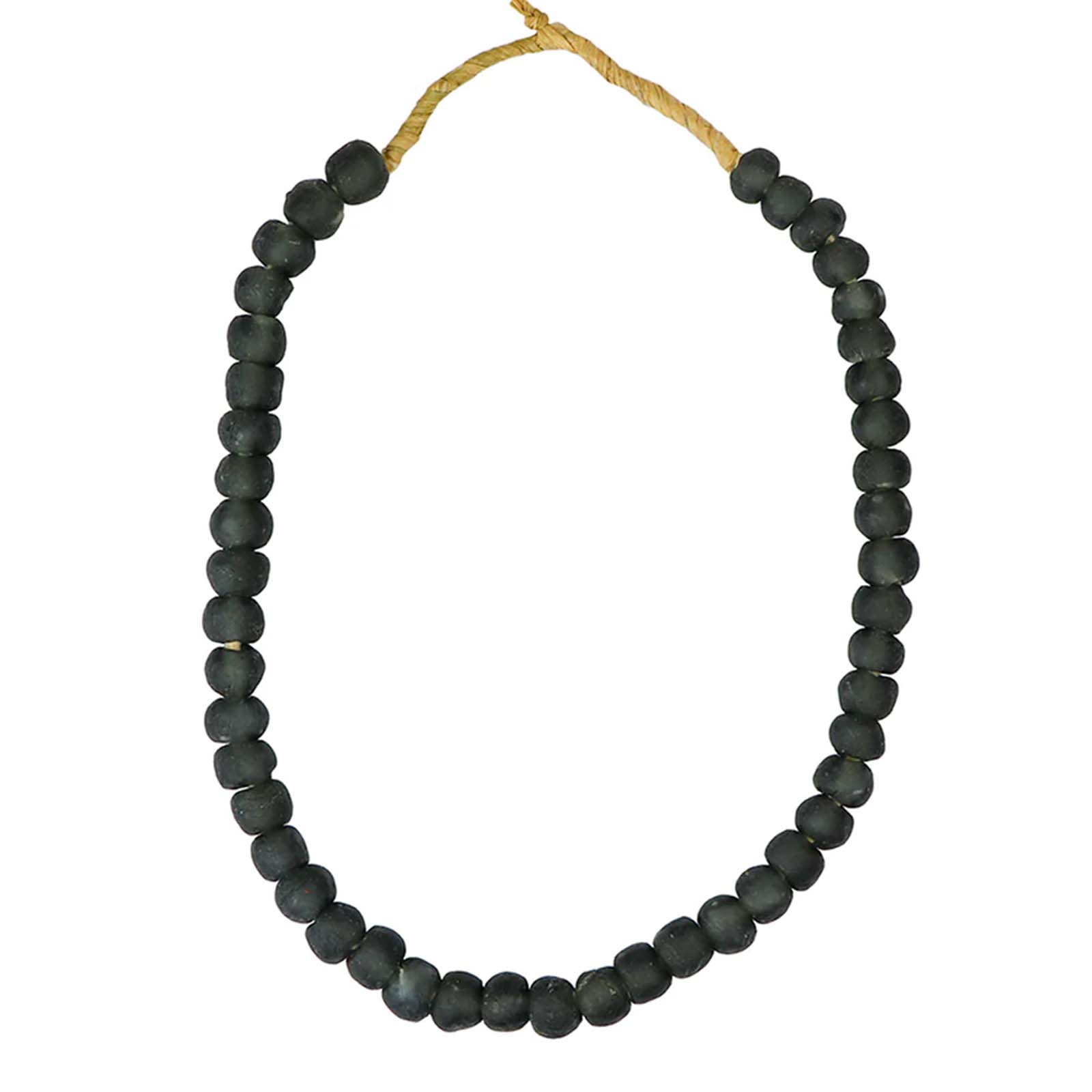 Black Glass Beads