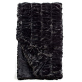 Faux Fur Throw - Onyx Mink