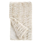 Faux Fur Throw - Ivory Mink